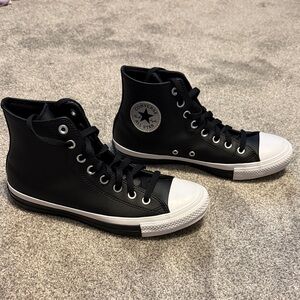 Converse faux leather High-Top Sneakers